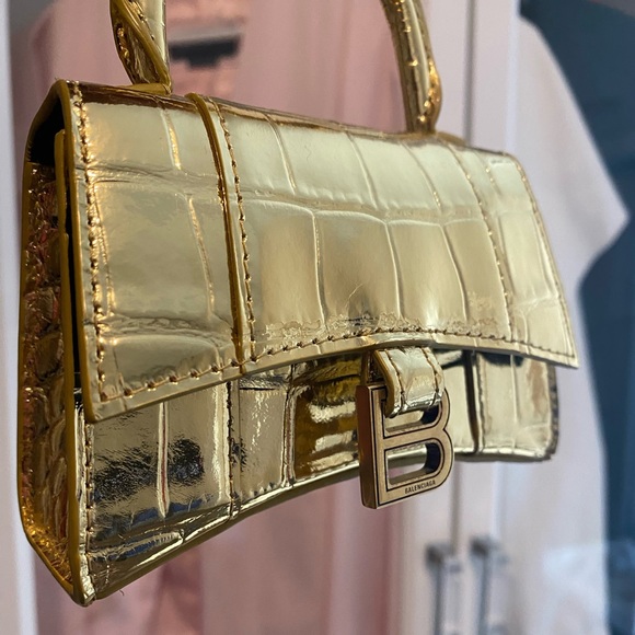 NEW Balenciaga Hourglass Croc Mini Bag XXS $1000 - Picture 2 of 9